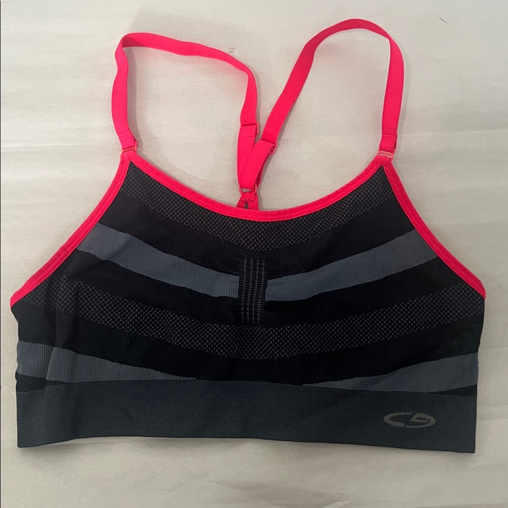 C9 by Champion Racerback Sports Bra Grey and Pink